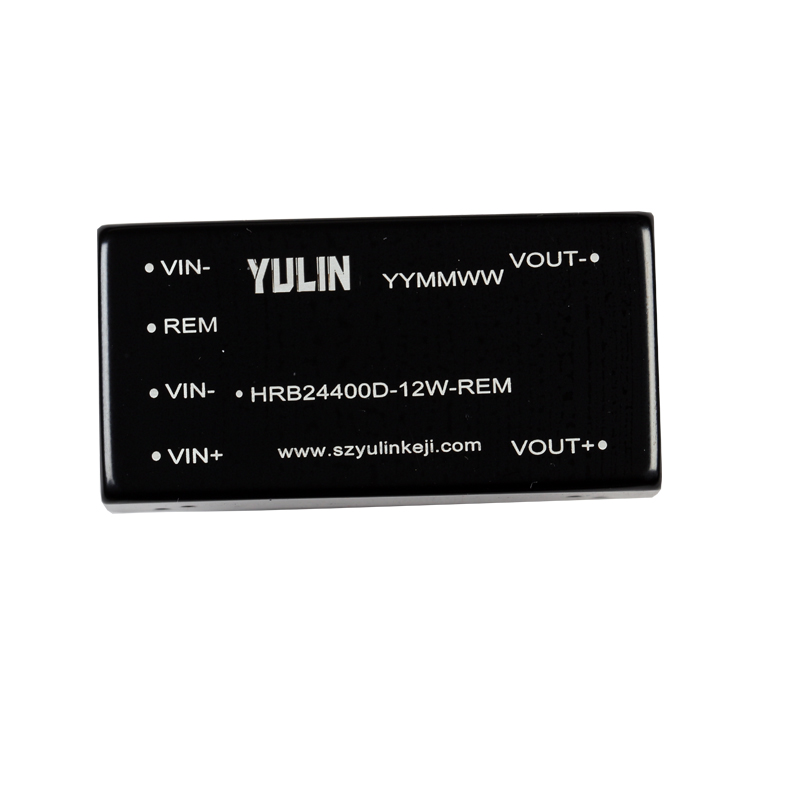 带调节控制12W功率24v升250v/350v高压直流稳压升压隔离电源模块