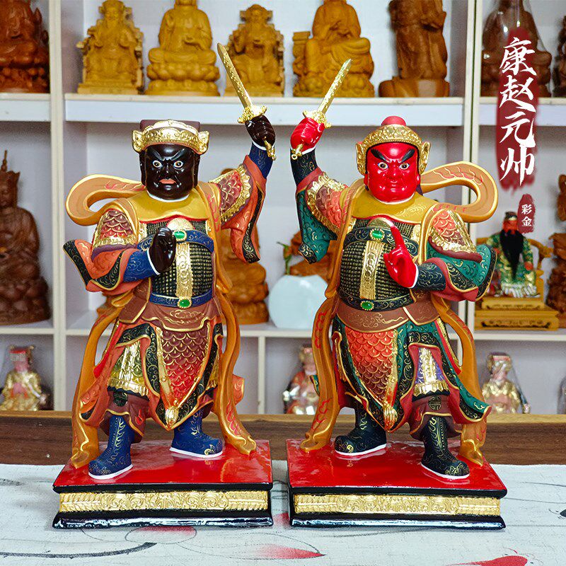 纯手工康赵元帅玄天上帝护法仁圣元帅赵公明玄坛元帅五路之首神像