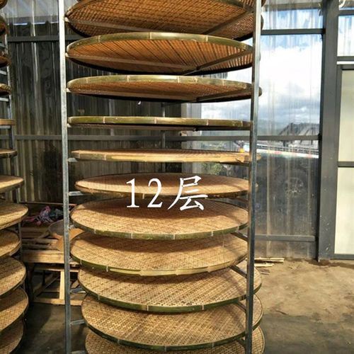 茶叶凉青架晾晒架摊青晾青架制茶用具竹簸箕架竹筛子放置架铁架子