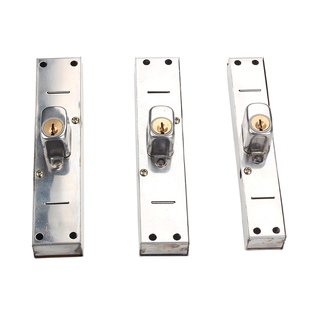 老式不锈钢栅栏移门锁阳台大门铁拉闸门推拉门双舌铜芯防盗门碰锁