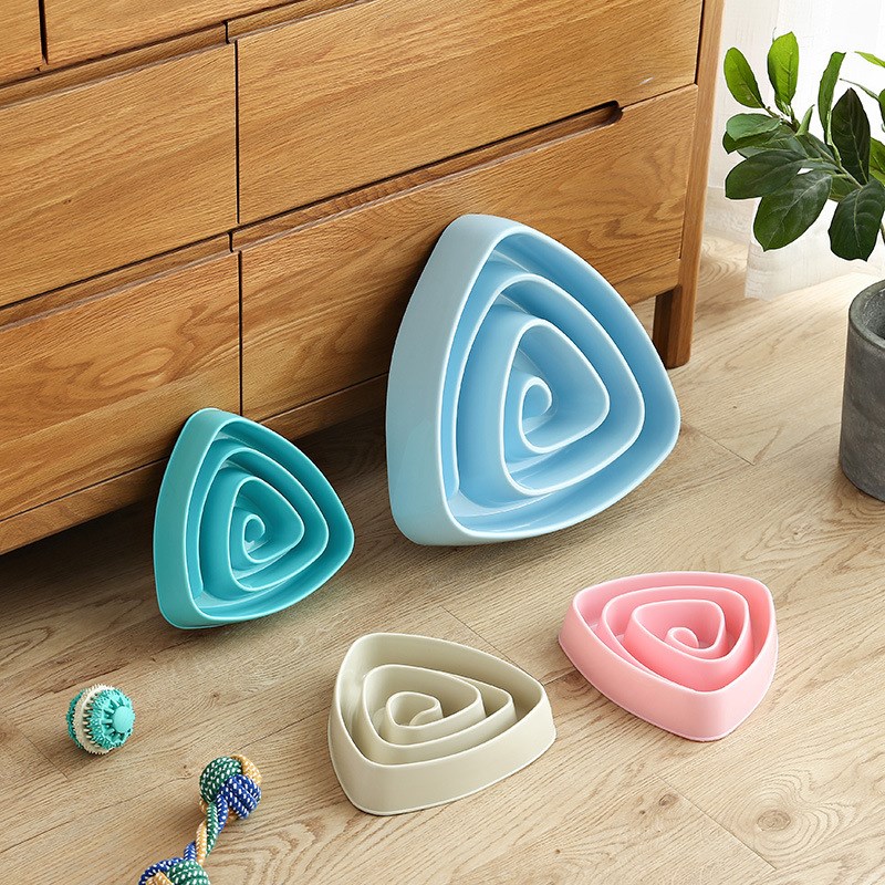 宠物慢食盆防噎碗中大型犬缓慢进食猫饭盆猫碗狗吃饭碗防打翻狗碗