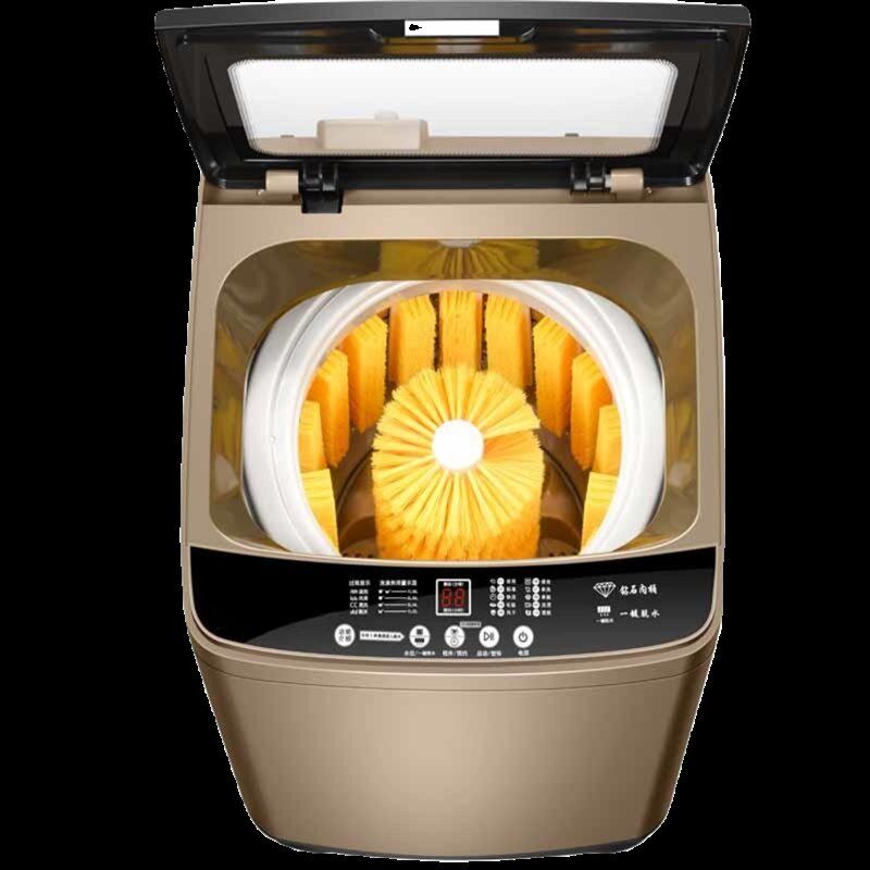 洗鞋机全自动家用小型8/10公斤波轮洗脱烘干一体刷鞋擦鞋机