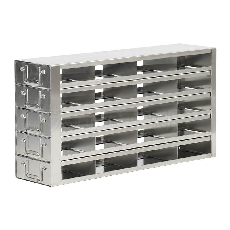 不锈钢储存超低温冰箱冻存架低温盒通用抽屉提篮式整体恒温单手提