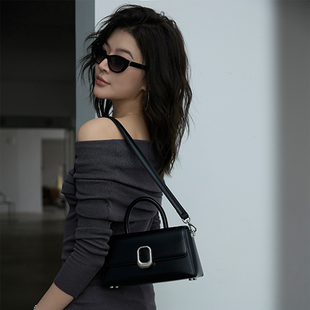 欧尚典2025新款时尚春夏休闲小方包单肩斜挎包百搭手提包