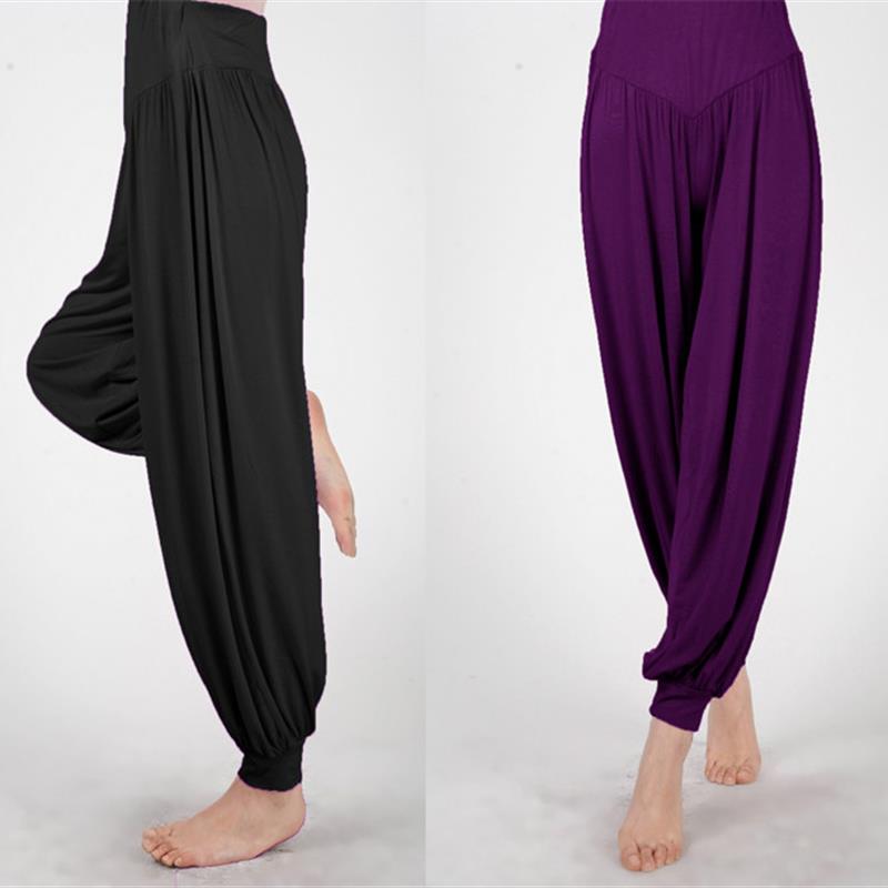 正品高货大码广场舞长裤灯笼裤瑜伽舞裤加肥健身裤新款长裤运动健