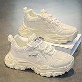 高货男鞋 2025新款 夏季 正品 网面透气小白休闲厚底运动鞋 青少年增高