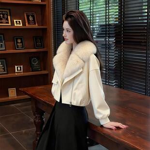 正品高货2025冬季新款韩系微胖mm宽松显瘦外套女气质独特好看毛领
