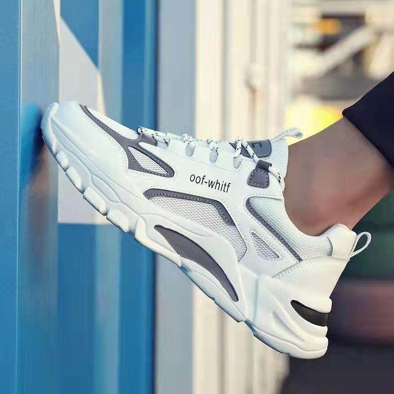 正品高货2025春夏新款男鞋韩版百搭运动休闲鞋网面透气跑步鞋子男,流行男鞋,时尚休闲鞋,淘宝优惠券,粉丝福利购,淘宝优惠卷