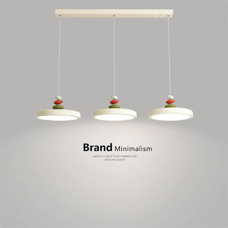 新款餐厅吊灯三头飞碟法式奶油风餐桌灯护眼现代简约创意饭厅灯具,3C数码配件,其它配件,淘宝优惠券,粉丝福利购,淘宝优惠卷