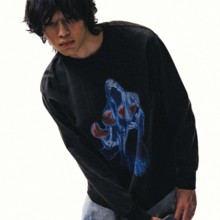 (TBHNP) theboyhasnopatience 教徒双色印花长袖