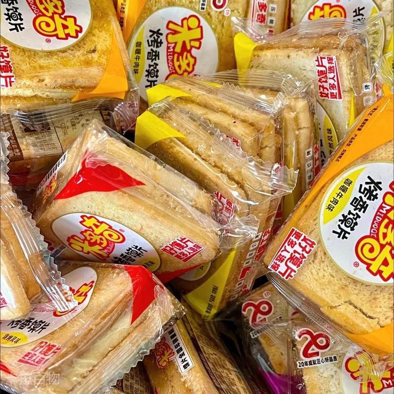 米多奇烤香馍片烤馍丁整箱馒头片酥脆饼干早餐休闲小吃小零食