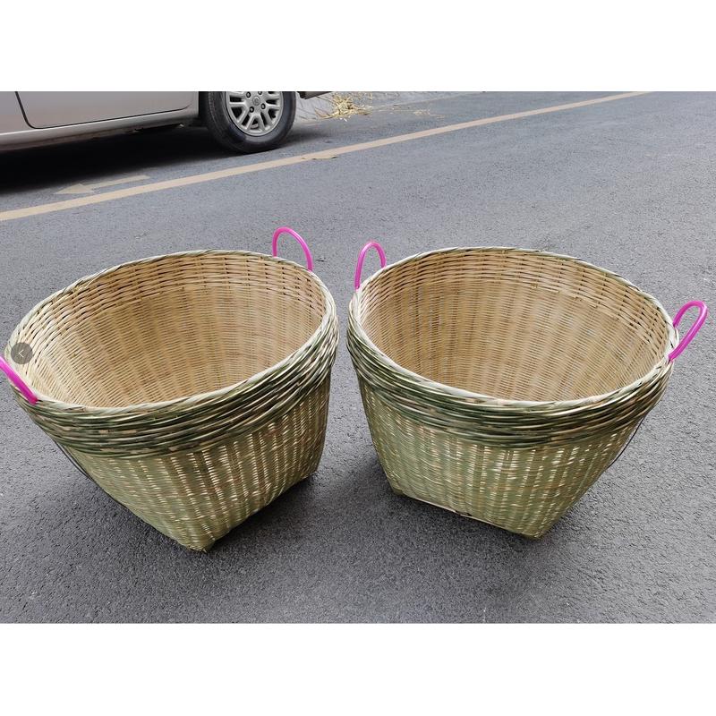精致手工竹编制品/粮食收纳竹筐竹篓竹箩子/水果竹篮/淘米竹箩