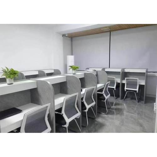 自习室专用椅沉浸隔断考研椅单人学习桌封闭式书桌椅