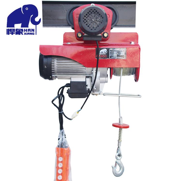 小型家用微型电动葫芦钢丝绳电动提升机1吨小吊机带跑车葫芦