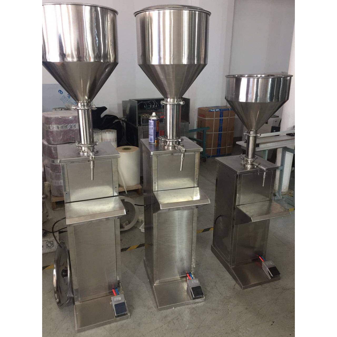 GJS-50脚踏灌装机膏液两用灌装机化妆品灌装机