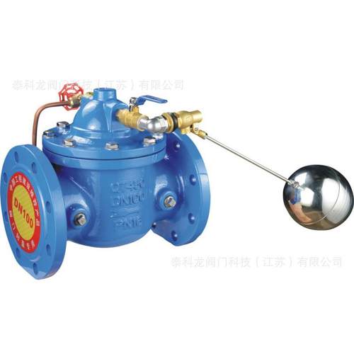 BF100X球墨铸铁法兰连接遥控浮球阀远程控制自动放水阀DN506580