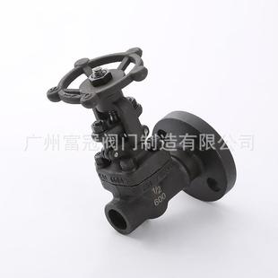 Z41H锻钢放空导淋阀放空排液阀锻钢法兰闸阀一端法兰一端螺纹