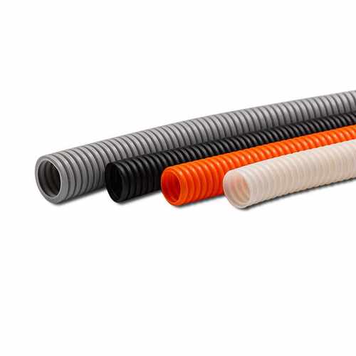 corrugatedconduit澳标中型重型波纹管加厚PVC波纹管灰色迪拜