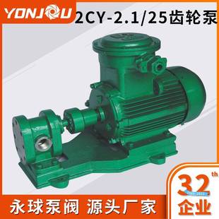 2cy铸铁齿轮泵齿轮油泵高压齿轮泵柴油输油电动自吸润滑油机油泵