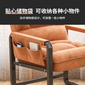 躺椅折叠午休办公室午睡床家用可坐可躺靠背椅电脑椅子阳台沙发椅