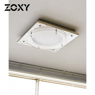 zoxy 中古包豪斯卧室灯吸顶灯 客厅书房护眼创意设计感复古LED灯