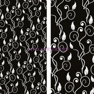 定做武汉厂家艺术玻璃电视餐厅背景墙饰细长周边烤漆钢化自由藤叶