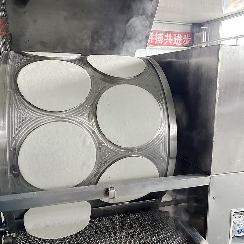 自动烤鸭饼机器北京烤鸭饼皮机圆形方形商用春卷皮机
