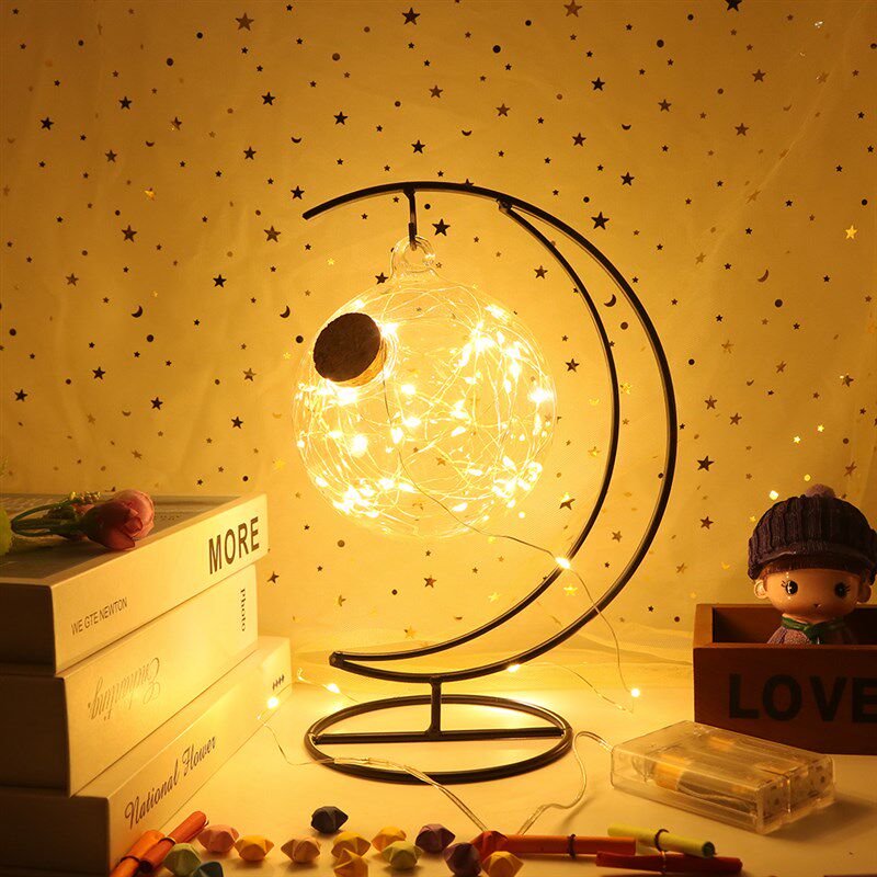 夜光瓶 许愿瓶创意礼物 节日礼品星空瓶 带灯USB/电池款玻璃瓶