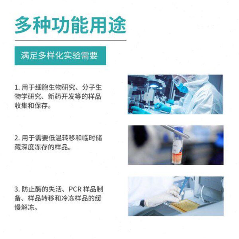比克曼生物PCR低温指示冰盒细胞样品冻存生物盒实验室96 24孔恒温