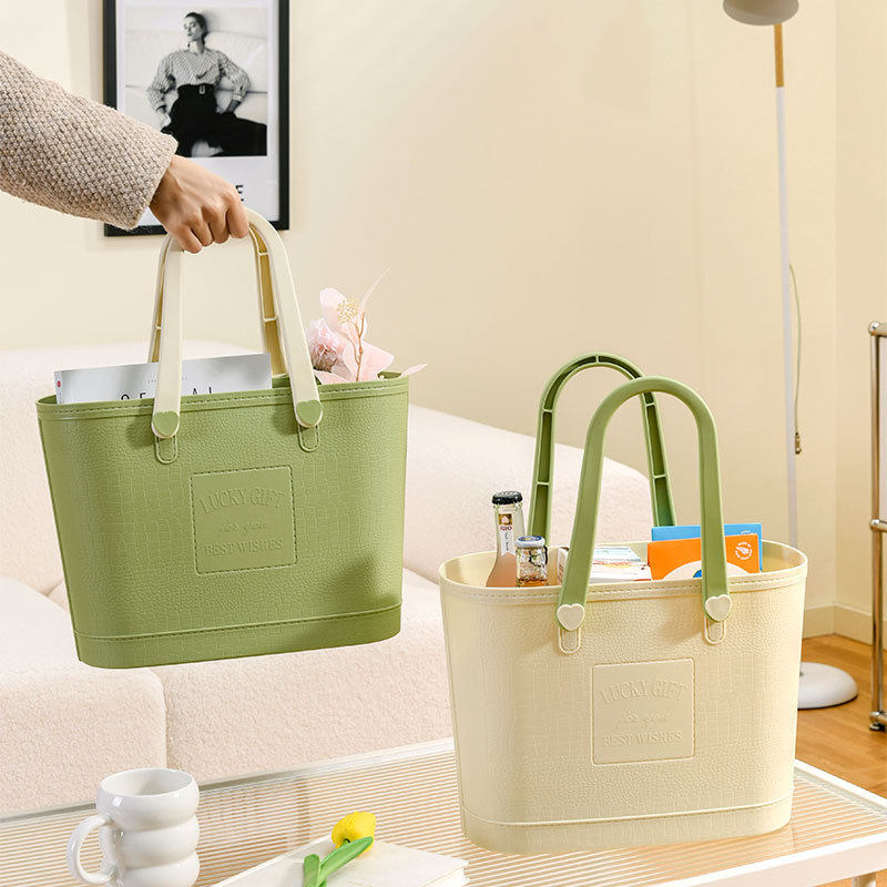 精选手提篮子软提手购物篮收纳篮塑料提篮家用洗澡篮购物筐买菜大,收纳整理,其他收纳篮,淘宝优惠券,粉丝福利购,淘宝优惠卷