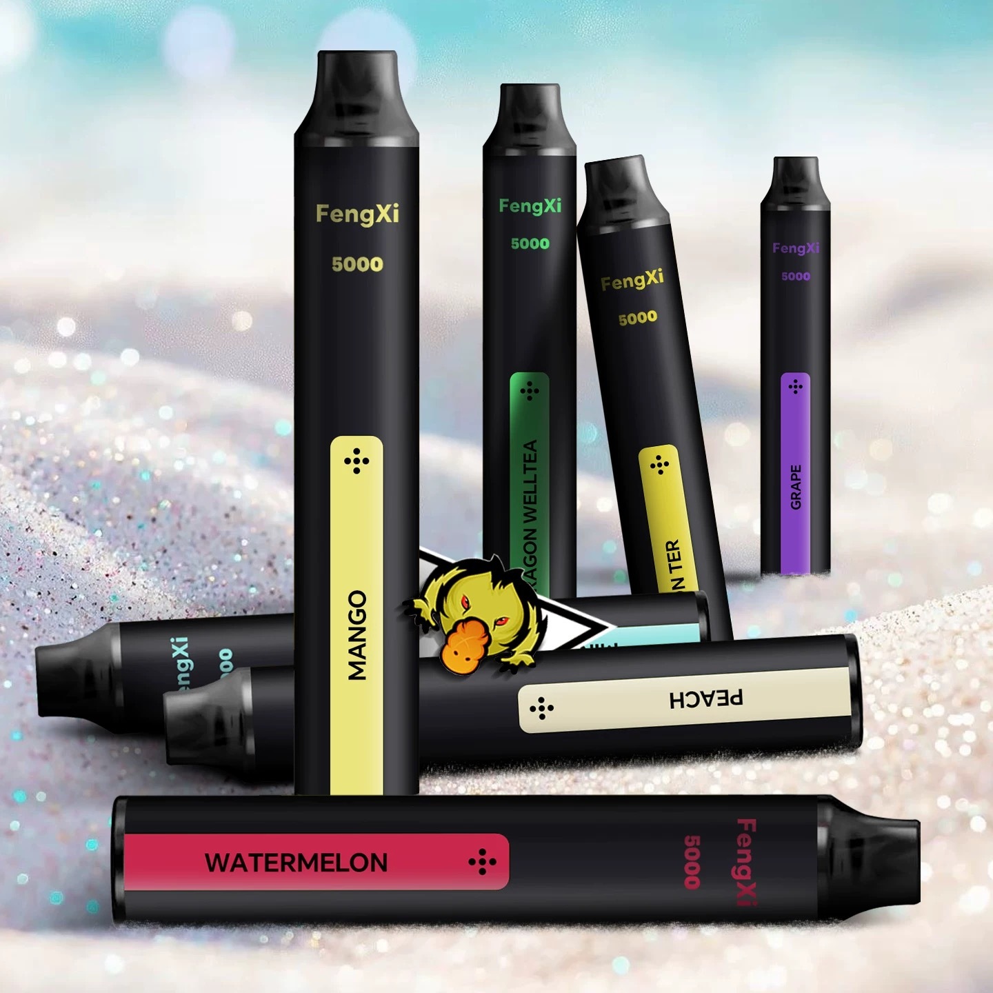 一体式果味大雾量雾化，口味可选