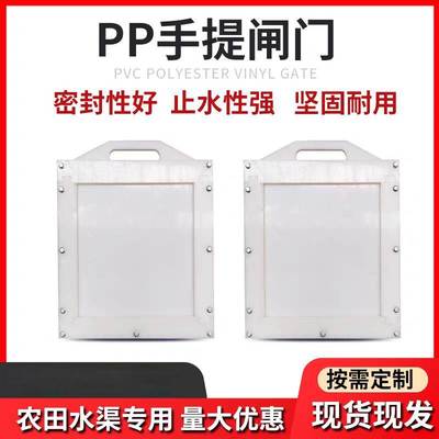 聚乙烯HDPEPP塑料手提闸门农田水田放水闸门新型复合材料渠道挡水