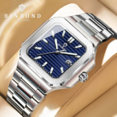 方形男士 男表 高级感时尚 手表大气商务休闲职场名牌正品 2025新款