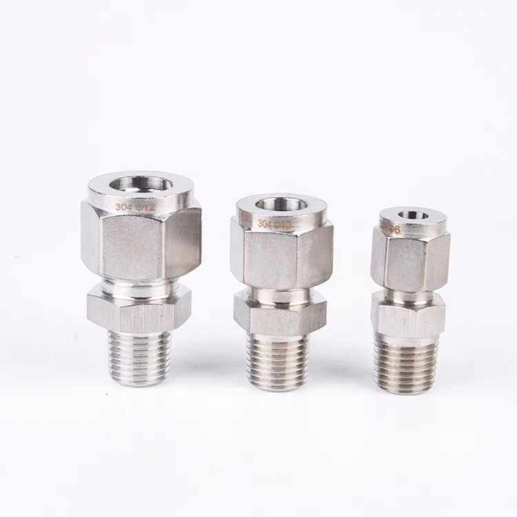 不锈钢304直通双卡套接头 终端直通卡套接头 1-2-3-4分管接头,五金/工具,管接头,淘宝优惠券,粉丝福利购,淘宝优惠卷