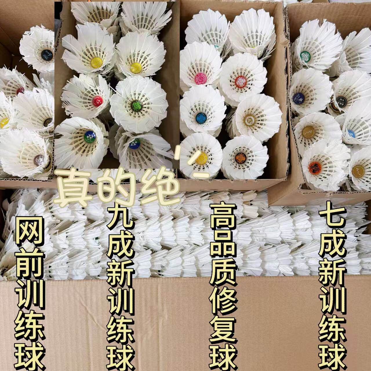 训练专用耐打高性价比鹅毛羽毛球