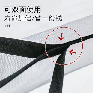 家用磁吸式 自粘纱窗纱网自装 防蚊沙窗魔术贴窗户简易网纱隐形窗帘