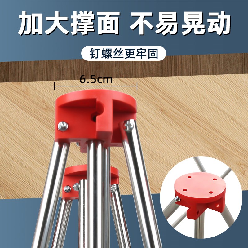 不锈钢蜘蛛腿工作台木工操作台伸缩施工摆摊架子折叠手工桌子支架