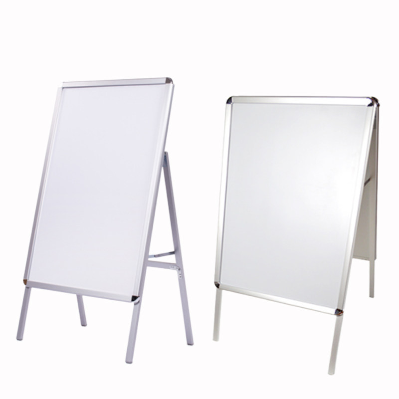 单面铝合金字展示架海报架面折叠架立牌落地式宣传板型人字架