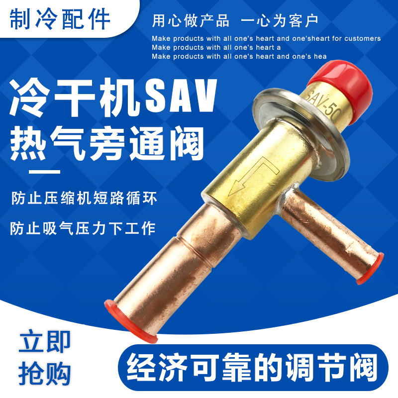 制冷膨胀阀冷库机组能量调节阀冷干机SAV10 2030旁通阀定压膨胀阀