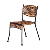 时尚 小板餐椅电脑椅 休闲子靠背椅阳台单藤编换鞋