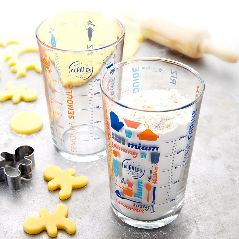 多莱斯烘焙量杯刻度杯牛奶刻度杯牛奶杯玻璃量杯牛奶杯大容量