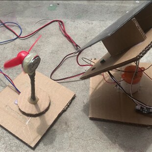 太阳自动追跟踪系统小发明科技手工比赛作品学生科技作业老师教具