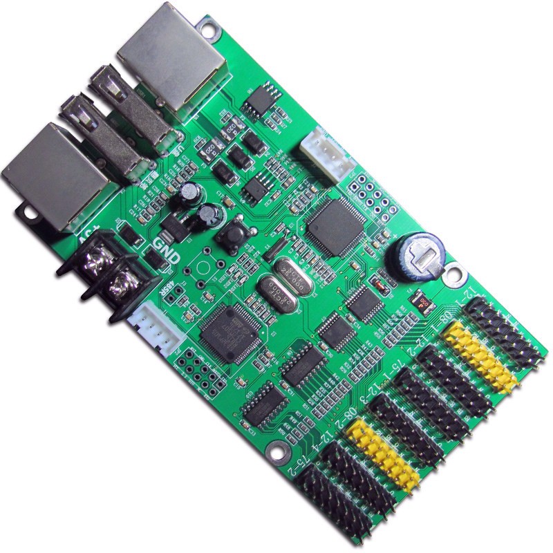 QIP2 舞台字幕机 LED控制卡 无线遥控MP同步戏词卡 无需电脑