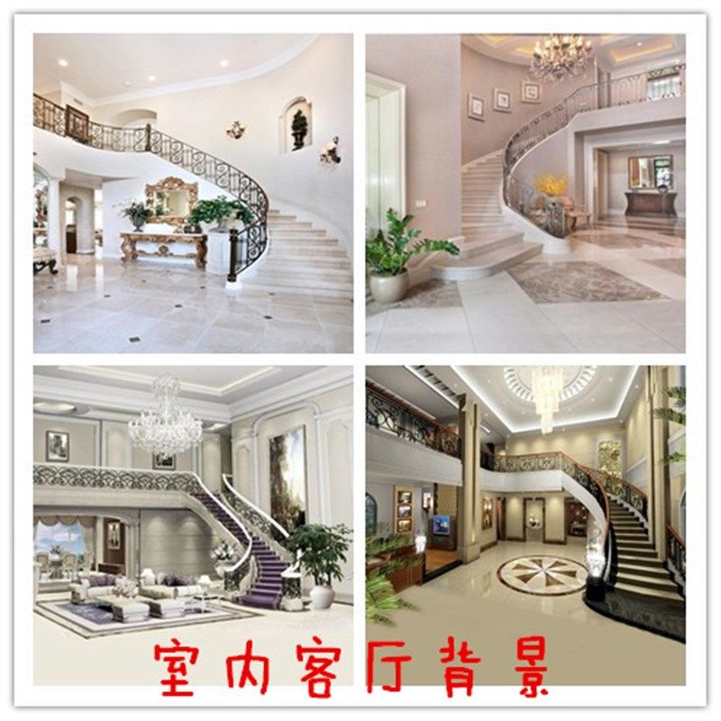 影楼摄影婚纱全家福背景布现代室内家居背景照相馆影棚拍照背景