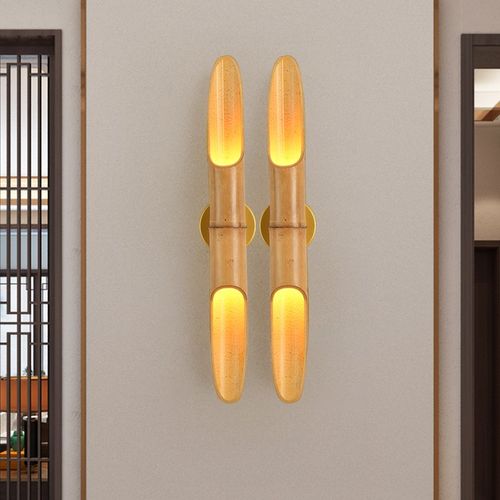 中式竹艺个性创意壁灯床头灯复古怀旧酒店酒吧仿古过道灯茶楼灯具