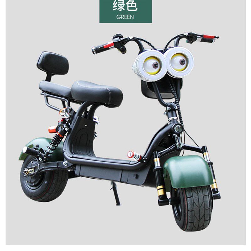 小哈雷自行滑板宽轮胎跑摩电动滑板车