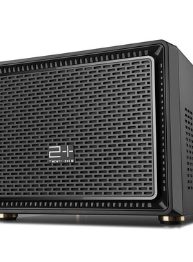 金河田预见N1电脑机箱台式机 itx迷你小机箱HTPC水冷机箱白色