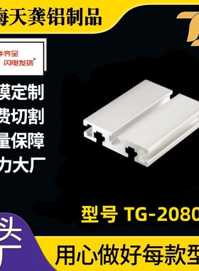 天龚铝型材2080W铝合金型材20*808020上海流水线阳极氧化铝制品