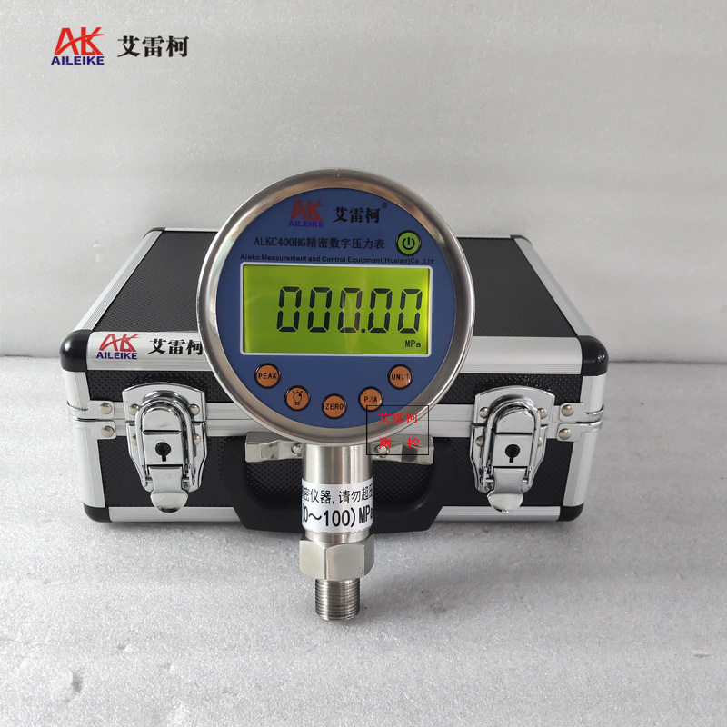 艾雷柯ALKC400HG数字标准表0.05级液压气压显示电子表0~100MPa