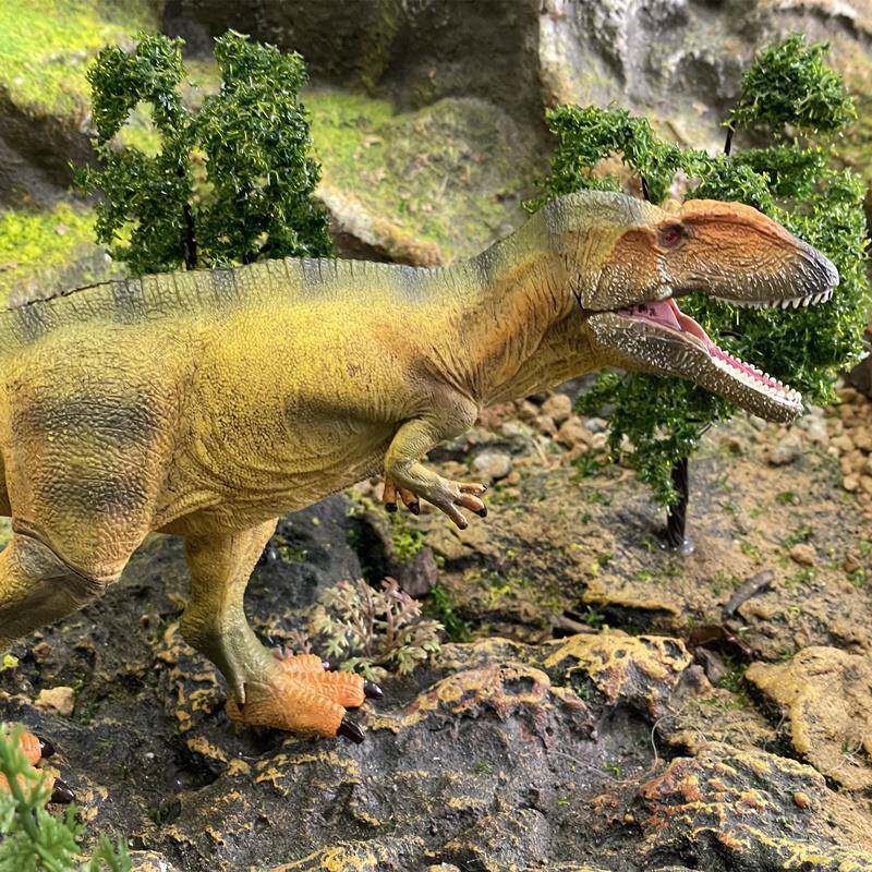 侏罗纪恐龙玩具远古陆地实心鲨齿龙仿真动物模型手办摆件科教教具